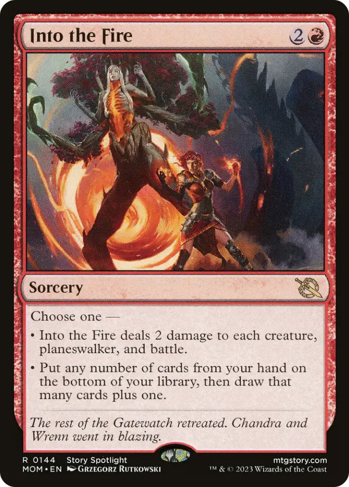 Into the Fire [March of the Machine] - MTG Single