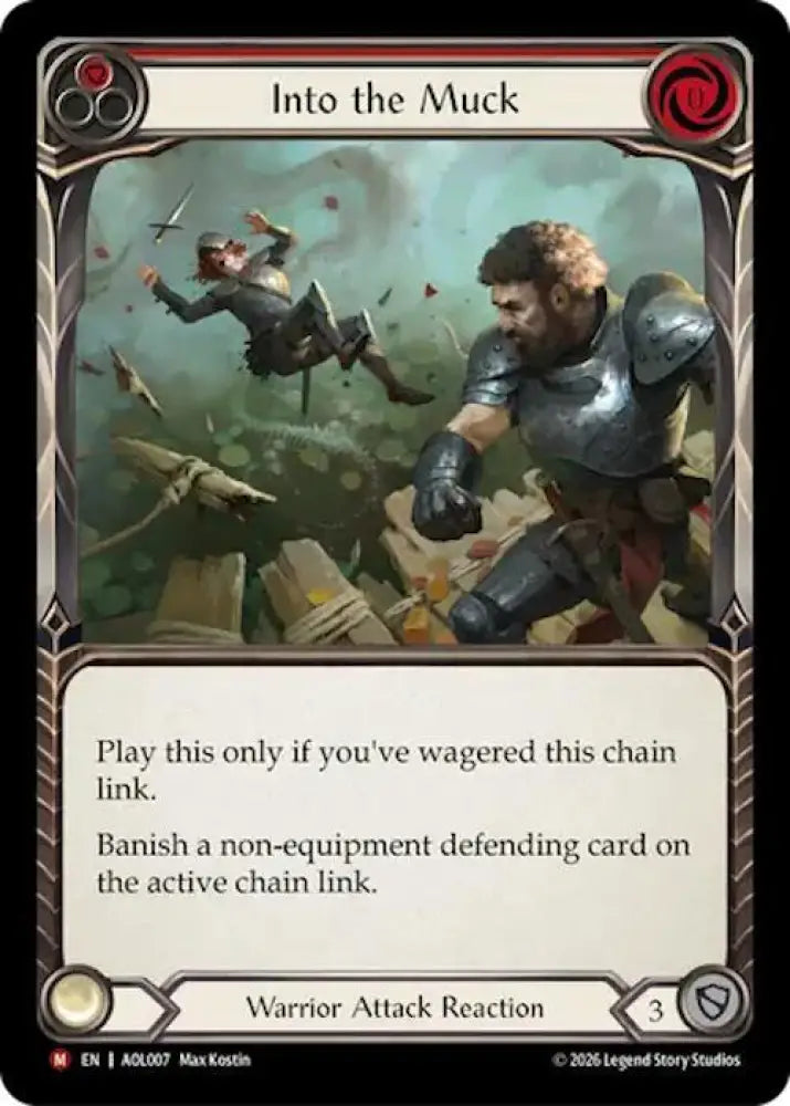 Into the Muck (Red) (AOL007) [Armory Deck: Olympia, Prized Fighter]