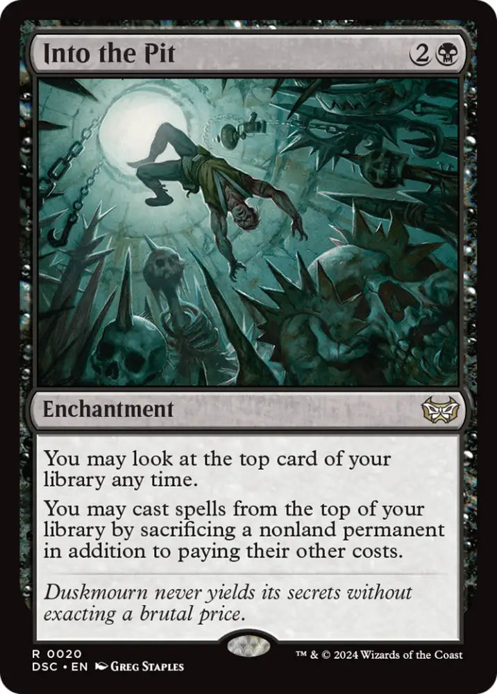 Into the Pit [Duskmourn: House of Horror Commander] - MTG Single