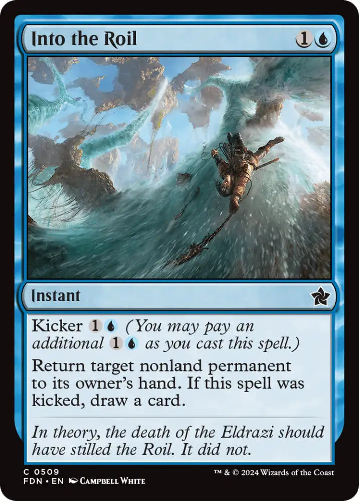 Into the Roil [Foundations] - MTG Single