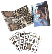 Into the Wilds Battlemap Books: Castles and Keeps - Role Playing Game