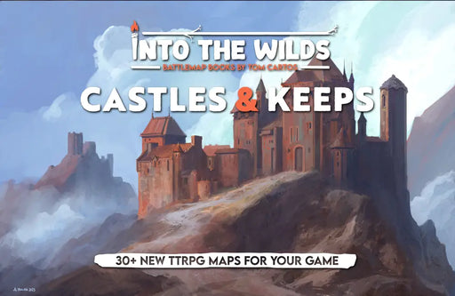 Into the Wilds Battlemap Books: Castles and Keeps - Role Playing Game