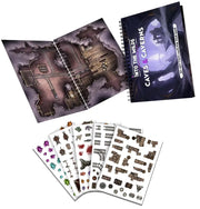 Into the Wilds Battlemap Books: Caves and Caverns - Role Playing Game