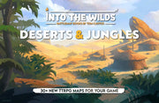 Into the Wilds Battlemap Books: Deserts and Jungles - Role Playing Game