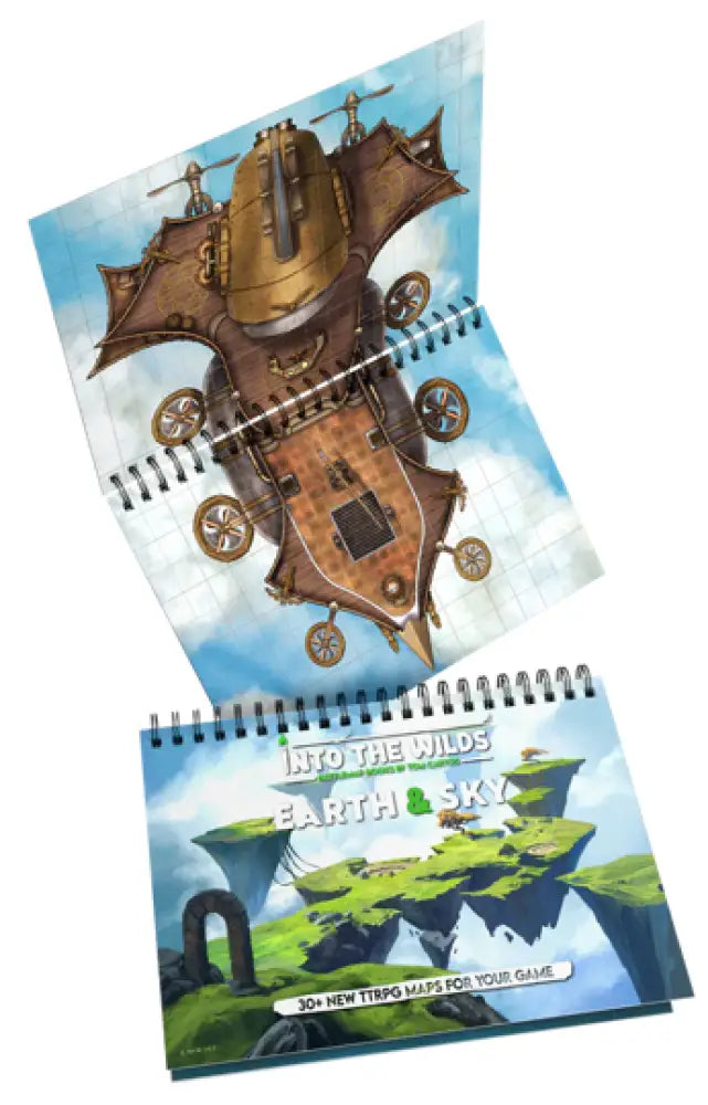 Into the Wilds Extraplanar Battlemap Books: Earth & Sky - Role Playing Game