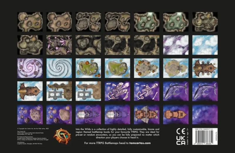 Into the Wilds Extraplanar Battlemap Books: Earth & Sky - Role Playing Game