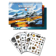 Into the Wilds Extraplanar Battlemap Books: Fire & Ice - Role Playing Game