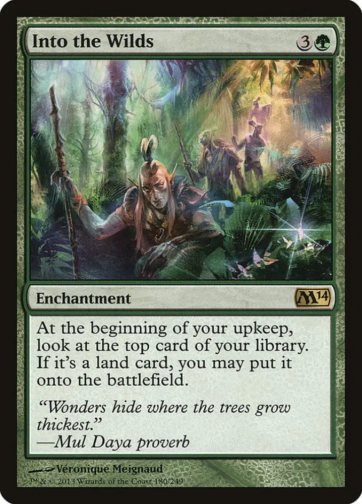 Into the Wilds [Magic 2014] - MTG Single