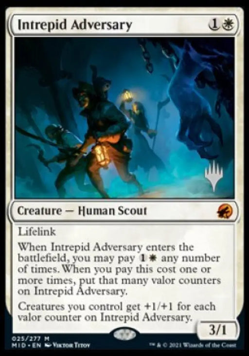 Intrepid Adversary (Promo Pack) [Innistrad: Midnight Hunt Promos] - MTG Single
