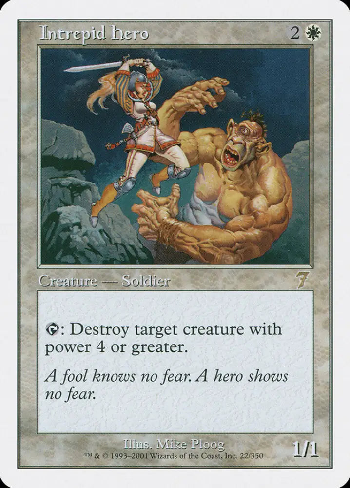 Intrepid Hero [Seventh Edition] - MTG Single