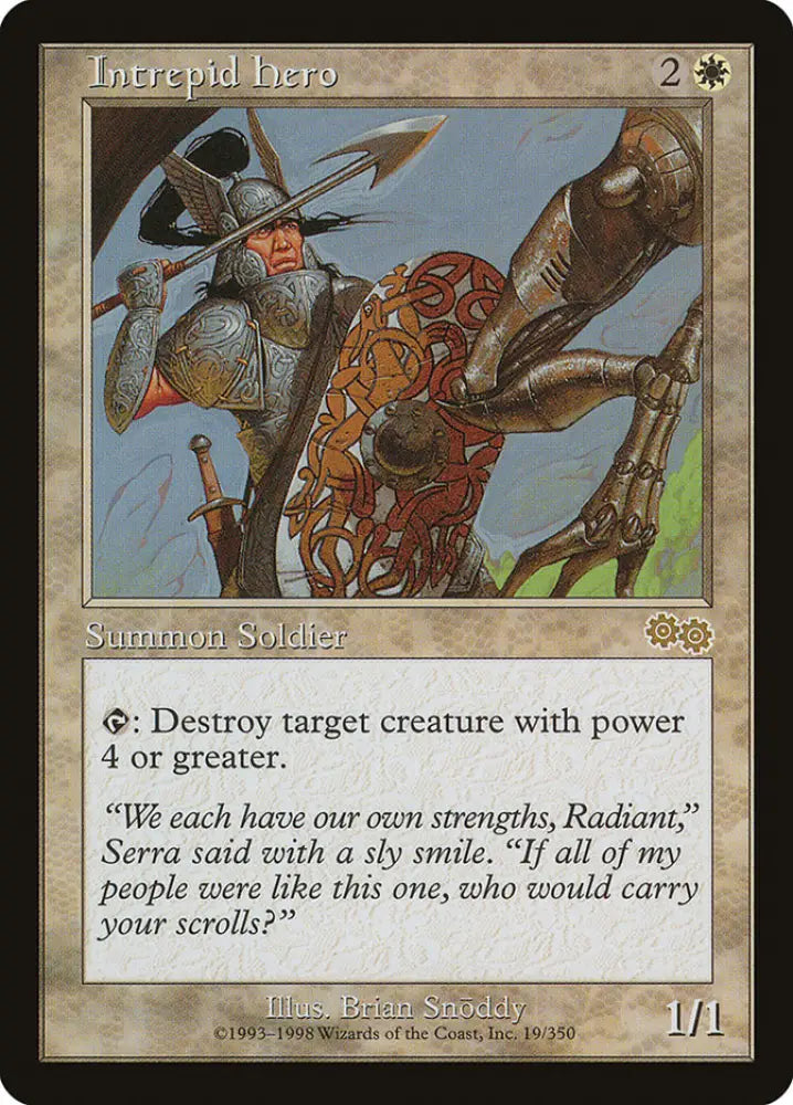Intrepid Hero [Urza’s Saga] - MTG Single