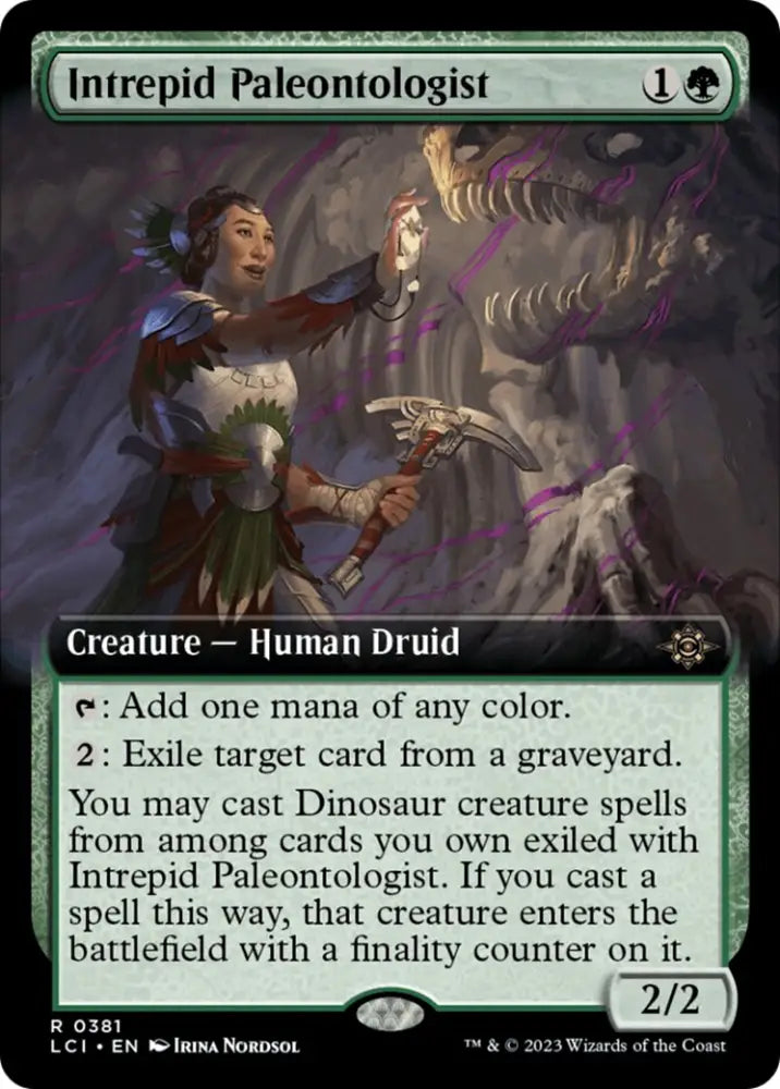 Intrepid Paleontologist (Extended Art) [The Lost Caverns of Ixalan] - MTG Single
