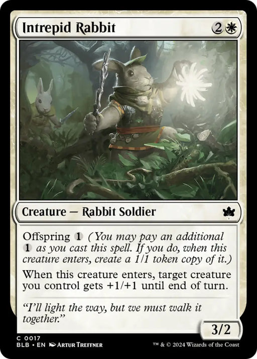 Intrepid Rabbit [Bloomburrow] - MTG Single