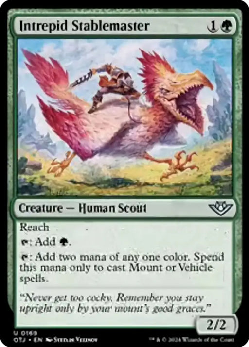 Intrepid Stablemaster [Outlaws of Thunder Junction] - MTG Single