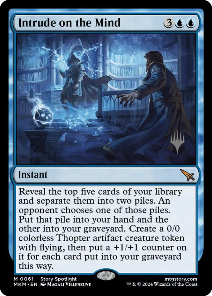 Intrude on the Mind (Promo Pack) [Murders at Karlov Manor Promos] - MTG Single
