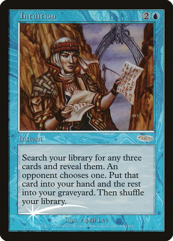 Intuition [Judge Gift Cards 2003] - MTG Single