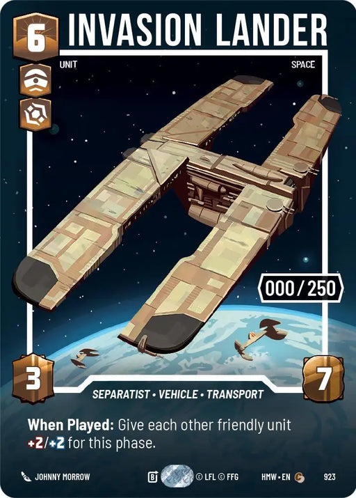 Invasion Lander (Serialized) (923) [Homeworlds]