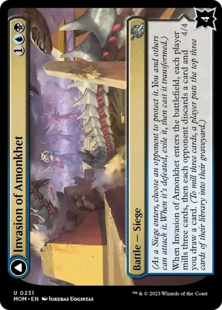 Invasion of Amonkhet // Lazotep Convert [March of the Machine] - MTG Single