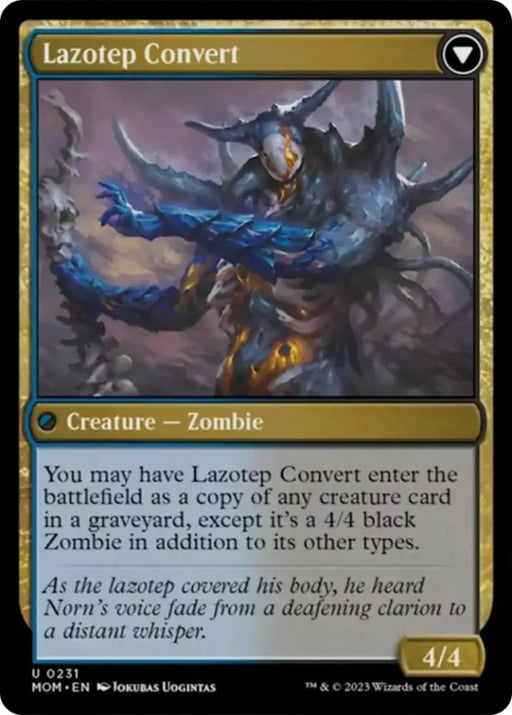 Invasion of Amonkhet // Lazotep Convert [March of the Machine] - MTG Single