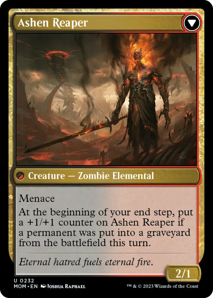 Invasion of Azgol // Ashen Reaper [March of the Machine] - MTG Single
