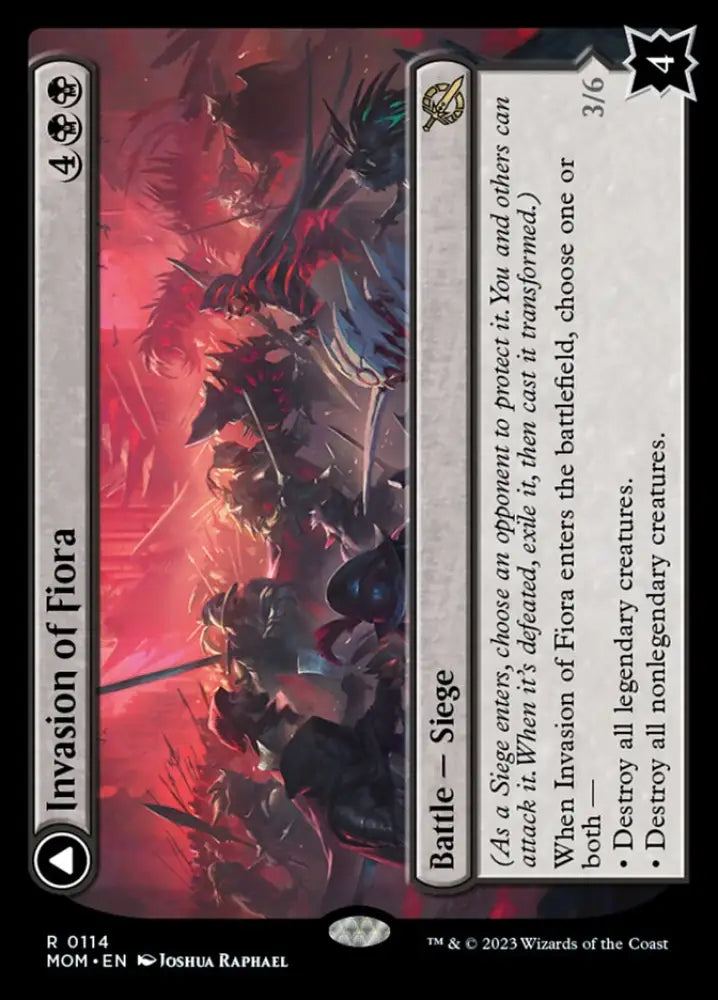Invasion of Fiora // Marchesa Resolute Monarch [March of the Machine] - MTG Single