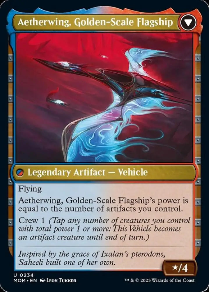 Invasion of Kaladesh // Aetherwing Golden-Scale Flagship [March of the Machine] - MTG Single
