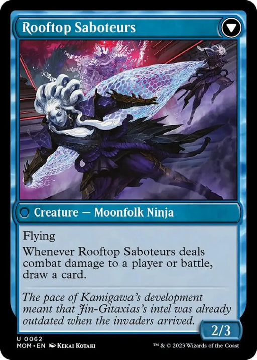 Invasion of Kamigawa // Rooftop Saboteurs [March of the Machine] - MTG Single
