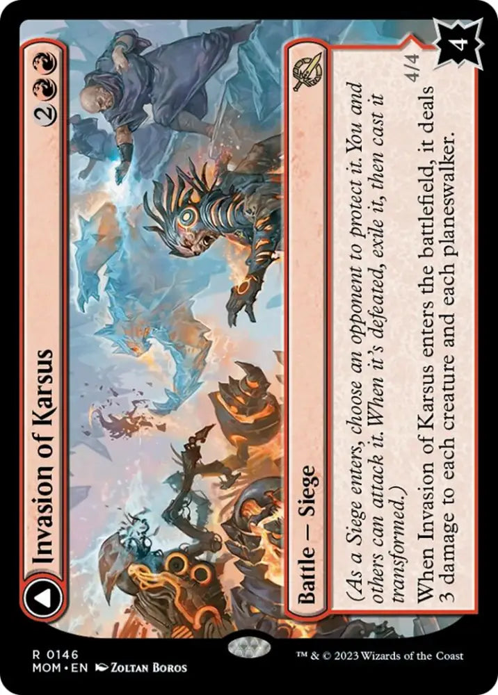 Invasion of Karsus // Refraction Elemental [March of the Machine] - MTG Single