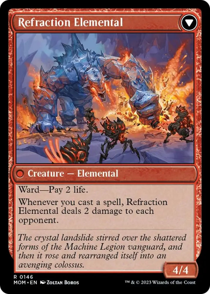 Invasion of Karsus // Refraction Elemental [March of the Machine] - MTG Single
