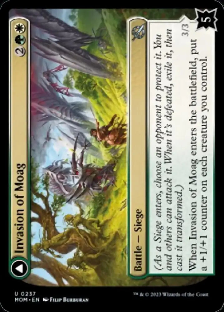 Invasion of Moag // Bloomweaver Dryads [March of the Machine] - MTG Single