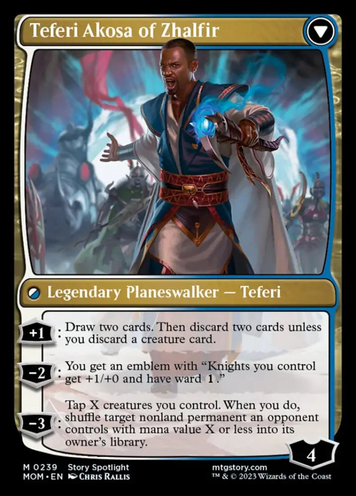 Invasion of New Phyrexia // Teferi Akosa of Zhalfir [March of the Machine] - MTG Single