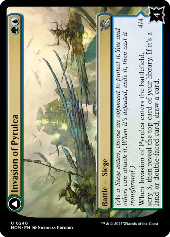 Invasion of Pyrulea // Gargantuan Slabhorn [March of the Machine] - MTG Single