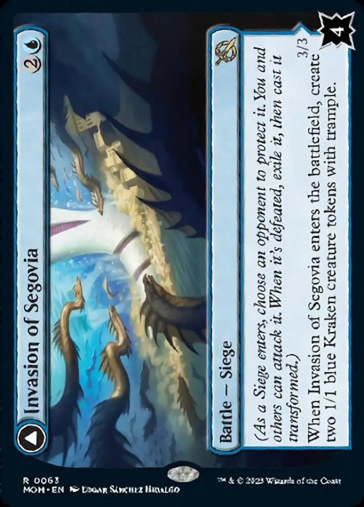 Invasion of Segovia // Caetus Sea Tyrant of Segovia [March of the Machine] - MTG Single