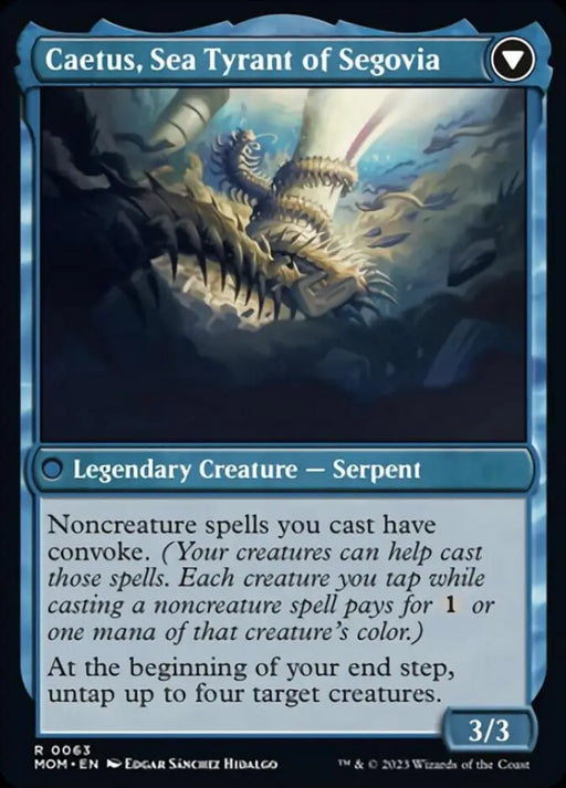 Invasion of Segovia // Caetus Sea Tyrant of Segovia [March of the Machine] - MTG Single