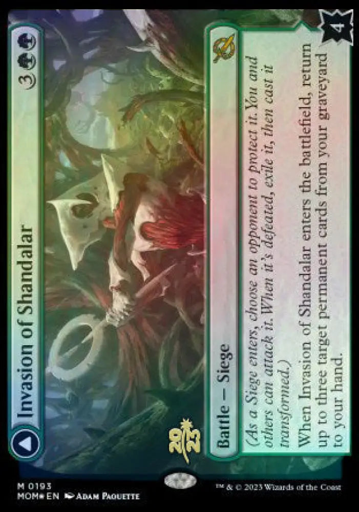 Invasion of Shandalar // Leyline Surge [March of the Machine Prerelease Promos] - MTG Single