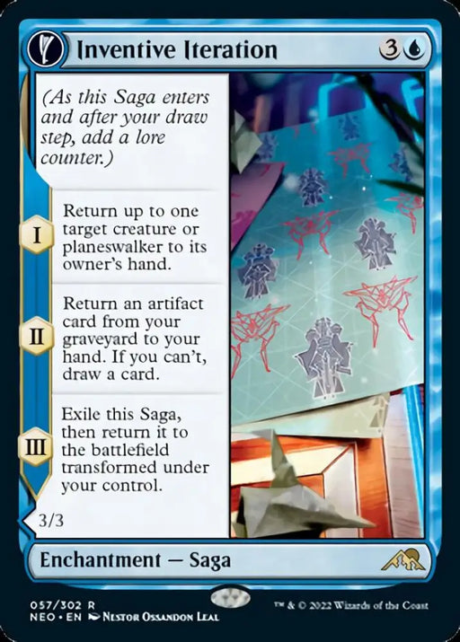 Inventive Iteration // Living Breakthrough [Kamigawa: Neon Dynasty] - MTG Single