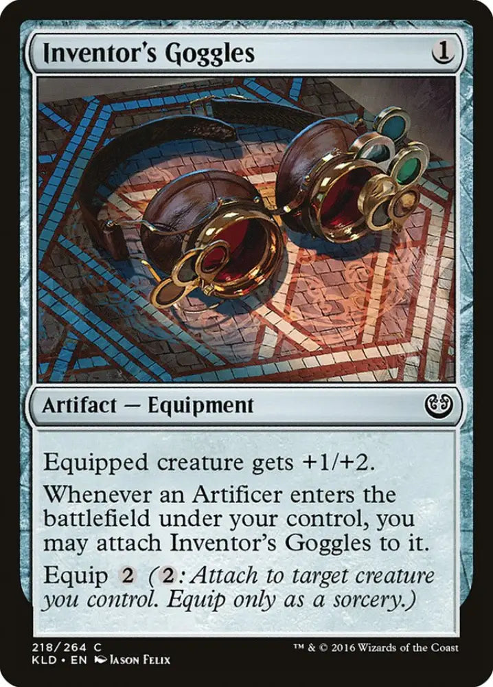 Inventor’s Goggles [Kaladesh] - MTG Single