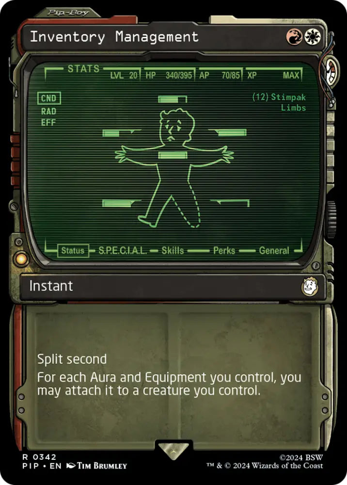 Inventory Management (Showcase) [Fallout] - MTG Single