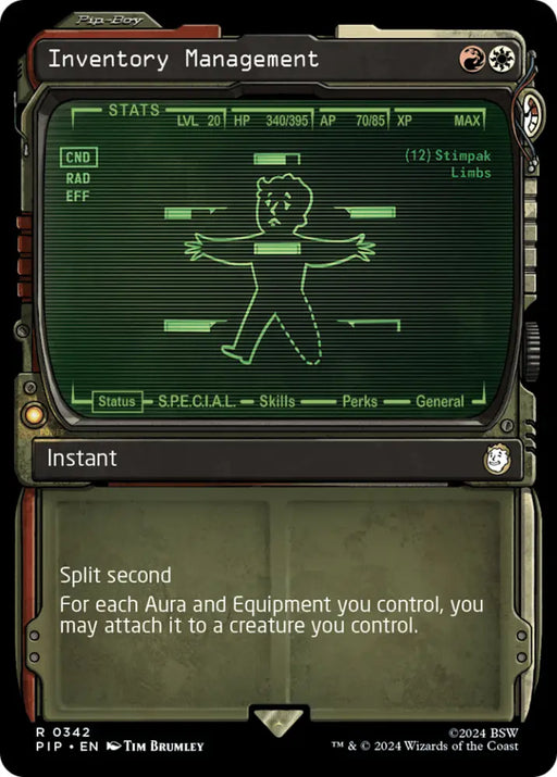 Inventory Management (Showcase) [Fallout] - MTG Single