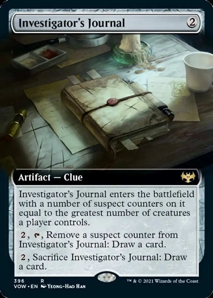 Investigator’s Journal (Extended Art) [Innistrad: Crimson Vow] - MTG Single