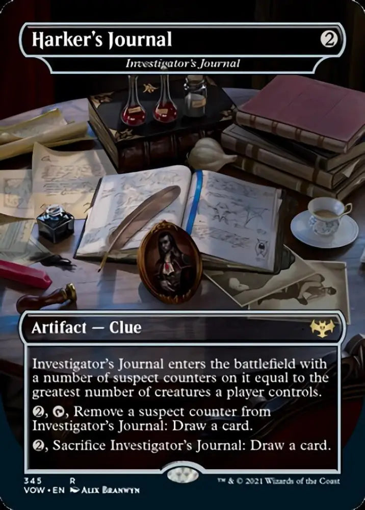 Investigator’s Journal - Harker’s Journal [Innistrad: Crimson Vow] - MTG Single