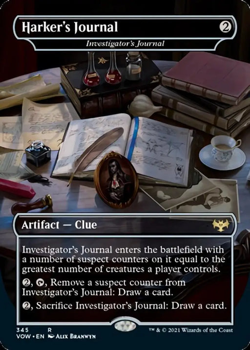 Investigator’s Journal - Harker’s Journal [Innistrad: Crimson Vow] - MTG Single