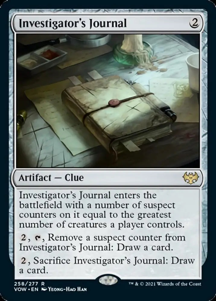 Investigator’s Journal [Innistrad: Crimson Vow] - MTG Single