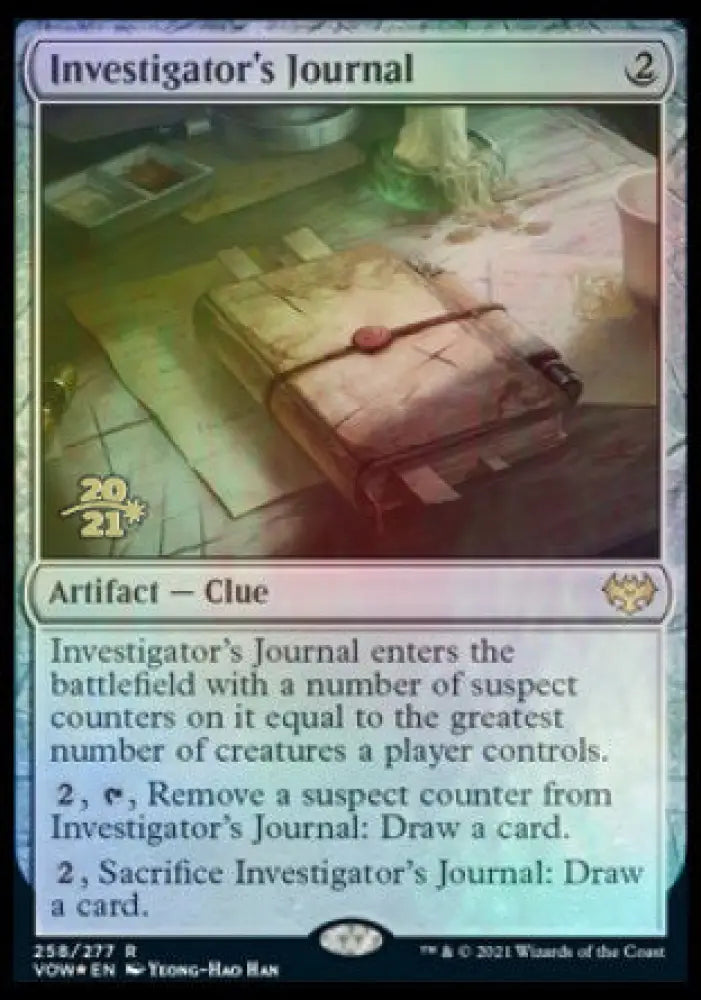 Investigator’s Journal [Innistrad: Crimson Vow Prerelease Promos] - MTG Single