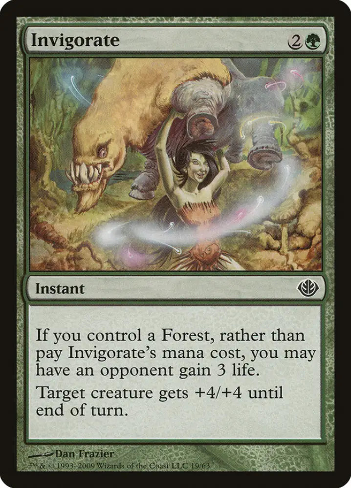 Invigorate [Duel Decks: Garruk vs. Liliana] - MTG Single