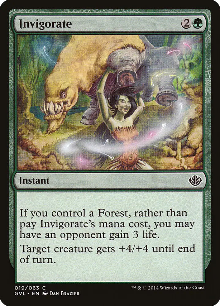 Invigorate (Garruk vs. Liliana) [Duel Decks Anthology] - MTG Single