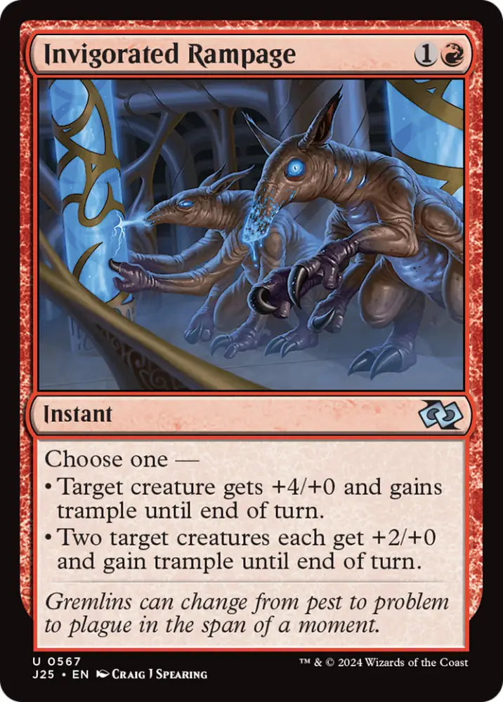 Invigorated Rampage [Foundations Jumpstart] - MTG Single