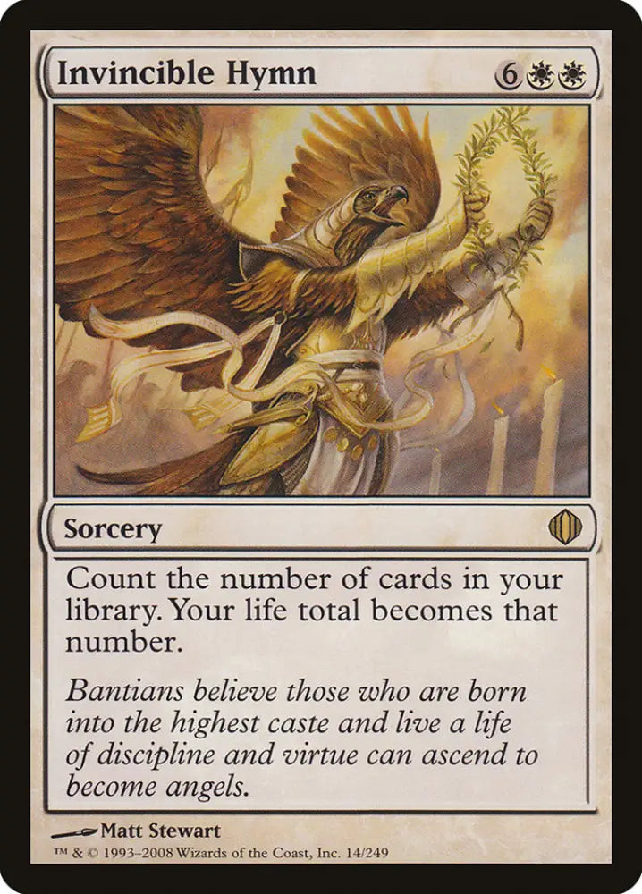 Invincible Hymn [Shards of Alara] - MTG Single