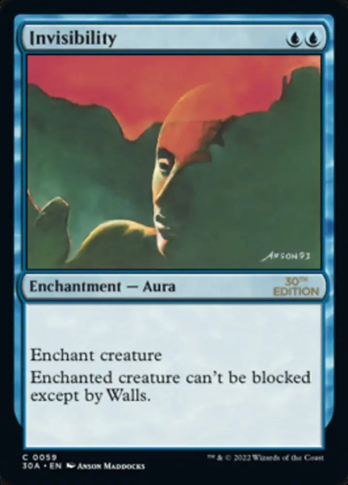 Invisibility [30th Anniversary Edition] - MTG Single