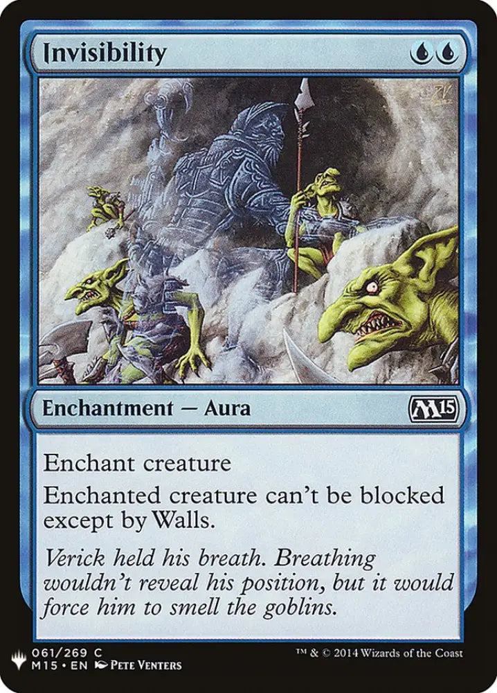Invisibility [Mystery Booster] - MTG Single